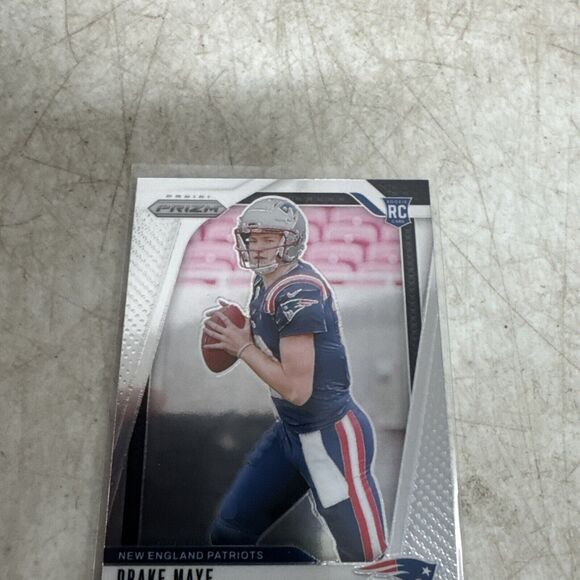 2024 Prizm Drake Maye RC Rookie Base Patriots #329 - Picture 3 of 6